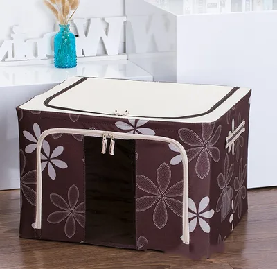 Large Capacity Waterproof Oxford Cloth Storage Box A Coffee - Shop at LoveMi