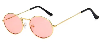 New trend retro sunglasses Gold Pink - Shop at LoveMi