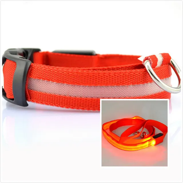 Dog LED luminous collar Red - Shop at LoveMi