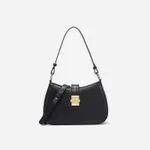 All-match one-shoulder clutch - Black