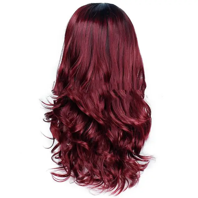 European and American wig female hood Red - Shop at LoveMi