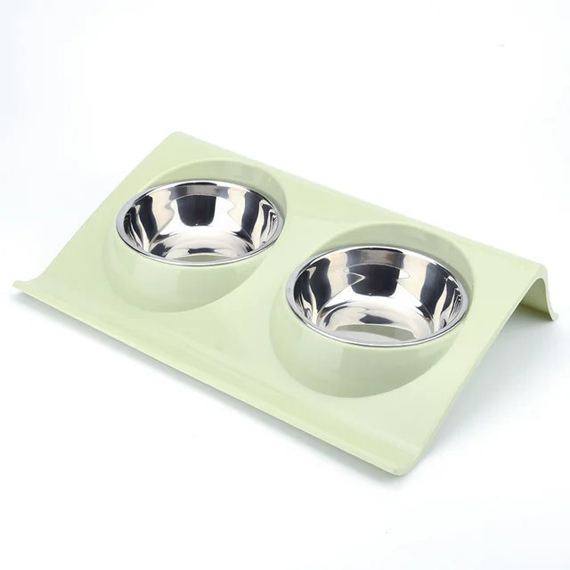 Stainless steel pet bowl Green - Shop at LoveMi