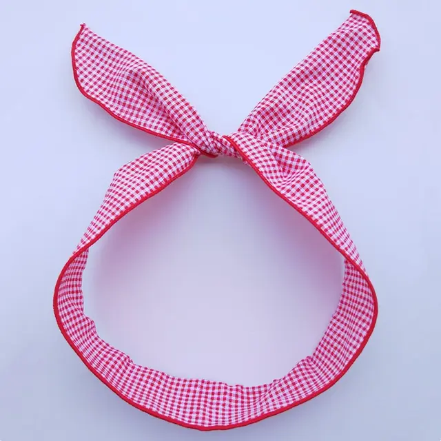 Retro wild hair band Red - Shop at LoveMi