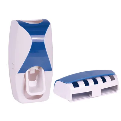 Creative automatic toothpaste squeezing device Blue - Shop at LoveMi
