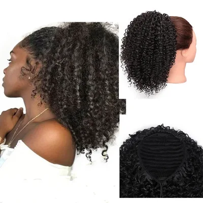 European and American wig chemical fiber fluffy ponytail 2B - Shop at LoveMi