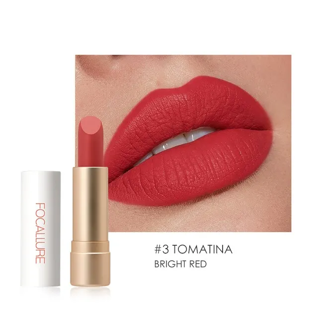 FOCALLURE powder feels dull, lipstick, moisturizing, moisturizing, and lasting lipstick 3Style - Shop at LoveMi