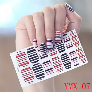 Gummed nail stickers - Ymx07
