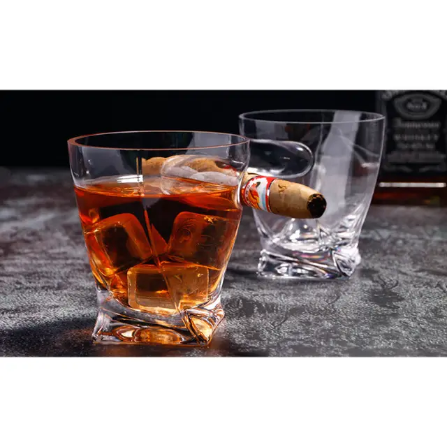 Shaped cigar cup lead free crystal beer mug Cigar Cup - Shop at LoveMi