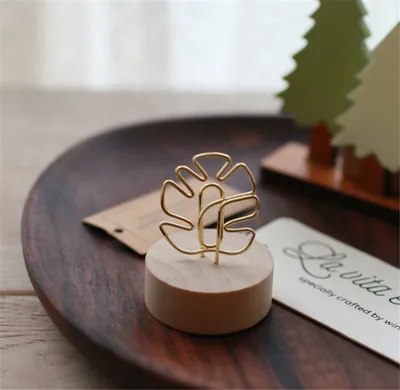 Mini Iron Photo Clip Leaves - Shop at LoveMi
