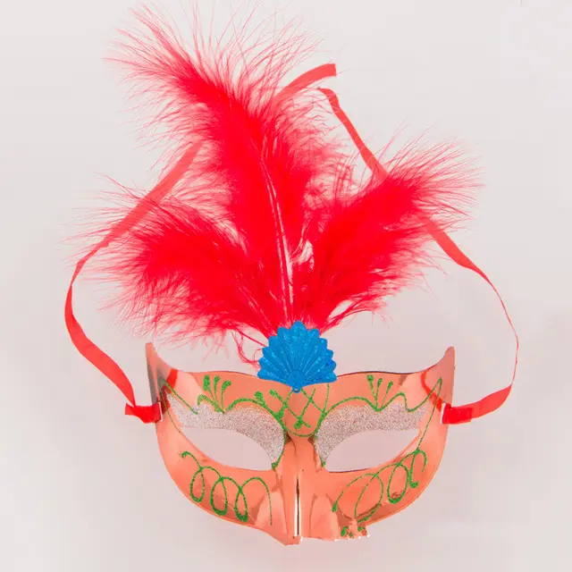 Feather glow headgear Red - Shop at LoveMi