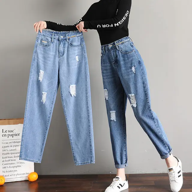 Ripped Carrot Harlan Daddy Pants 731 Dark Blue - Shop at LoveMi
