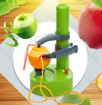 Multifunction Electric Peeler for Fruit Vegetables kitchen Accessories Cutter Machine Green - Shop at LoveMi