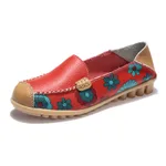 Autumn New White Shoes, Female Leather Sole Shoes, Women's Flat Shoes With Soft Soles, Mother's Shoes, Anti Skid, Flat Bottom, Middle And Old Age -...