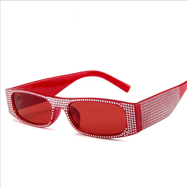 Diamond personalized sunglasses Red - Shop at LoveMi