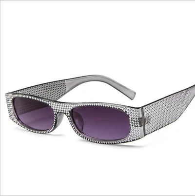 Diamond personalized sunglasses Silver - Shop at LoveMi