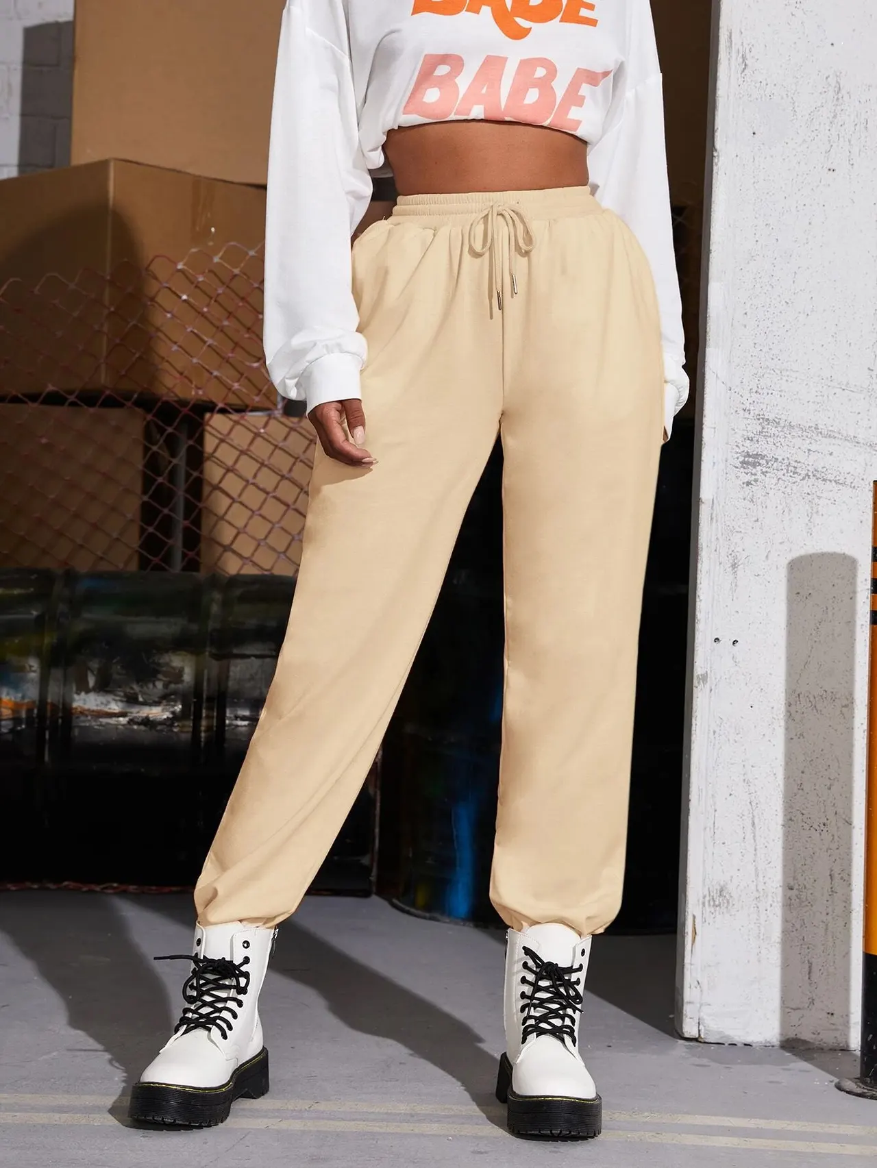 Women Sexy All-Match Casual Style Trousers With Small Feet - Naked