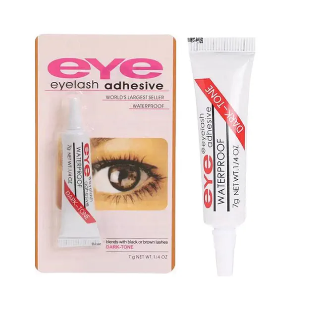 Waterproof Eyelash Glue Strong Clear/Black Natural Makeup Tools Black With Package - Shop at LoveMi