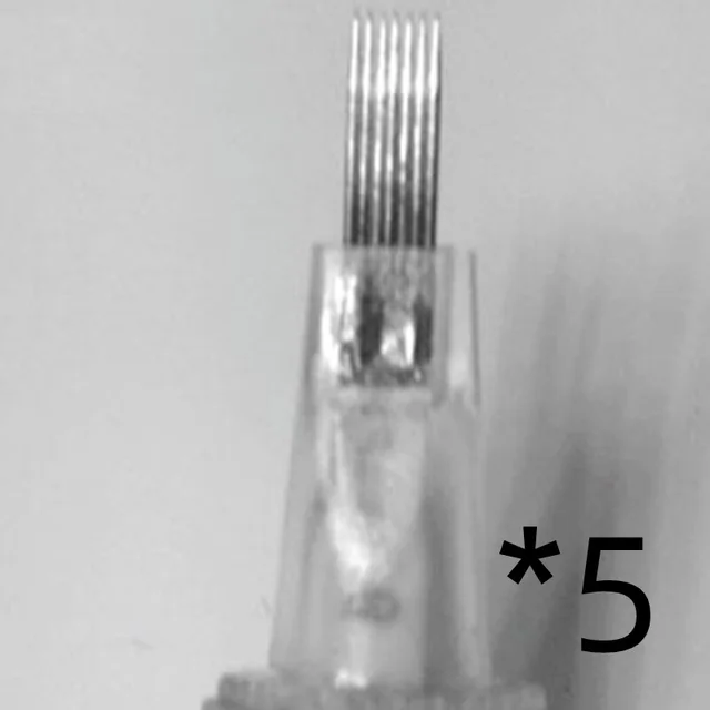 Microneedle Needle Electric Microneedle Needle Needle Needle Electric Microneedle Nano silicon Wafer 5Pcs 7Pin Chuck - Shop at LoveMi