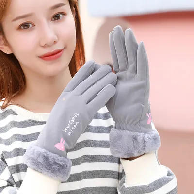 winter gloves Grey - Shop at LoveMi