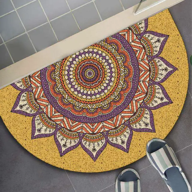 Entrance Door Semicircular Wire Enclosure Mat Sqby04 - Shop at LoveMi