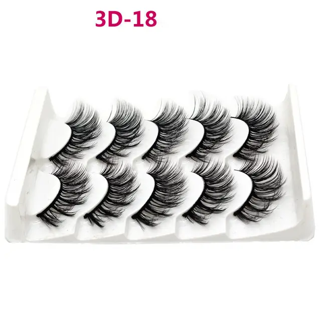 Handmade chemical fiber false eyelashes 3D18 - Shop at LoveMi
