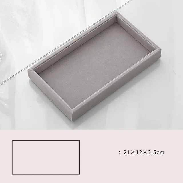 Home Large Capacity Flannel Jewelry Box With Earrings Nails Hand Accessories 9Style - Shop at LoveMi