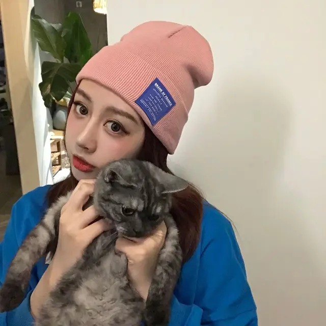 Japanese Label Fashion All match Warm Woolen Cap Pink - Shop at LoveMi