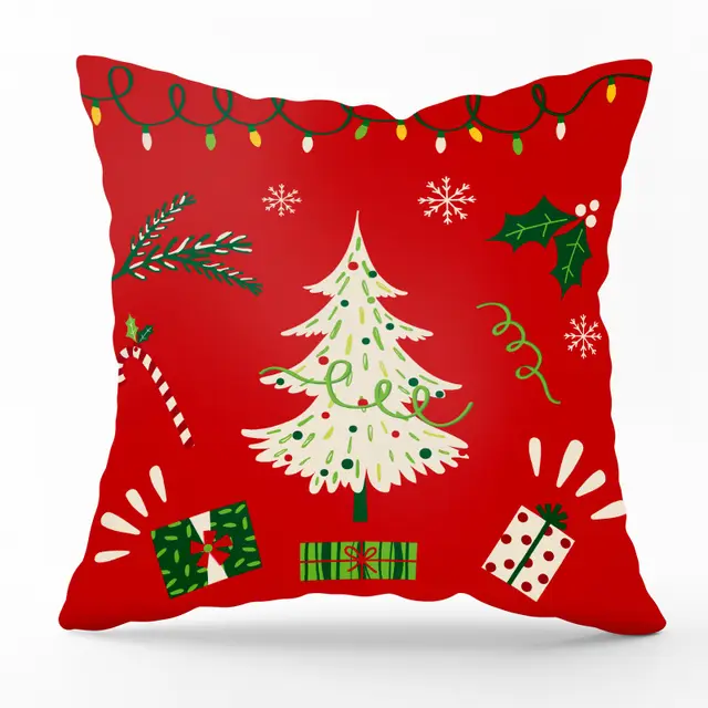Santa plaid print pillowcase 00718Style - Shop at LoveMi