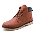 Lightweight casual shoes with thick soles - Brown