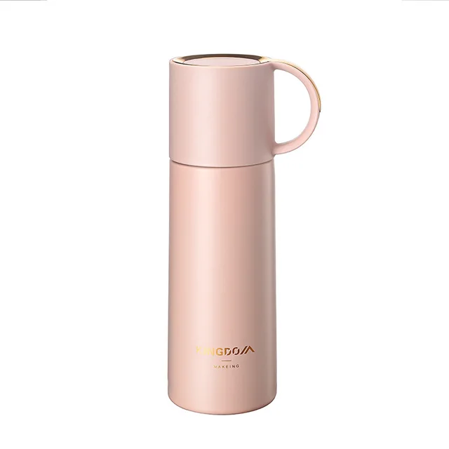350ml Bottle Stainless Steel Insulated Water Bottle Milk Tumbler Portable Vacuum Flask Coffee Mug Travel Cup Lovers Gift Pink - Shop at LoveMi