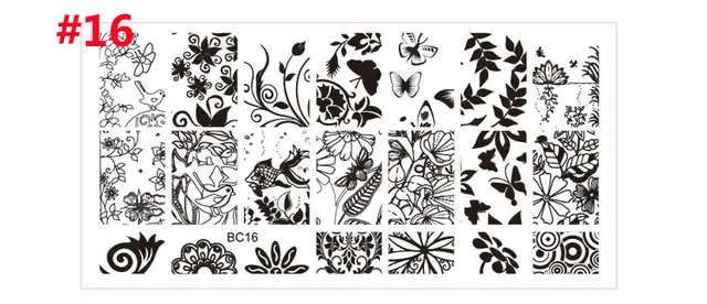 Nail tool printing 16Style - Shop at LoveMi