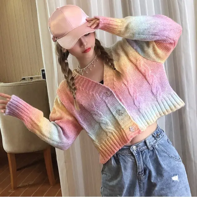 All match short outer knit cardigan Color - Shop at LoveMi