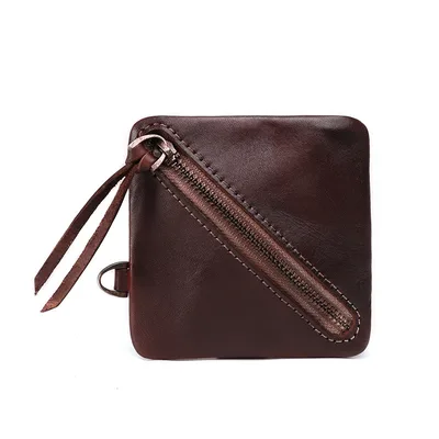 Vintage Handmade Leather Wallet Purple - Shop at LoveMi