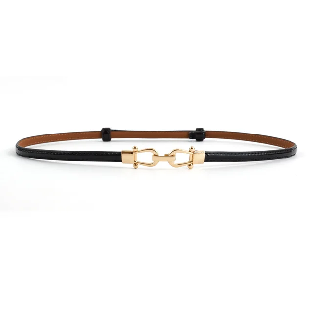 Leather adjustment to buckle belt Black - Shop at LoveMi