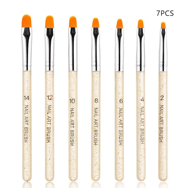 Nail Brush round head light therapy pen Gold - Shop at LoveMi