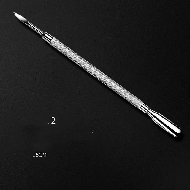 Nail tool stainless steel dead skin push off nail polish 2Style - Shop at LoveMi