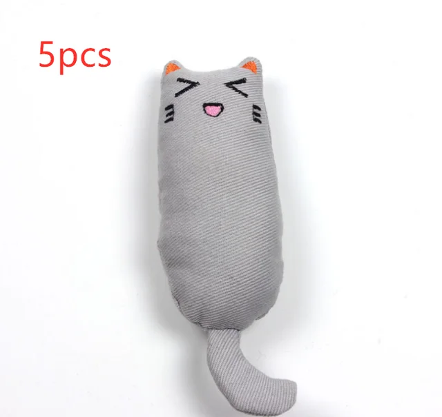 Cat Toy Cotton Cloth Grey 5Pcs - Shop at LoveMi