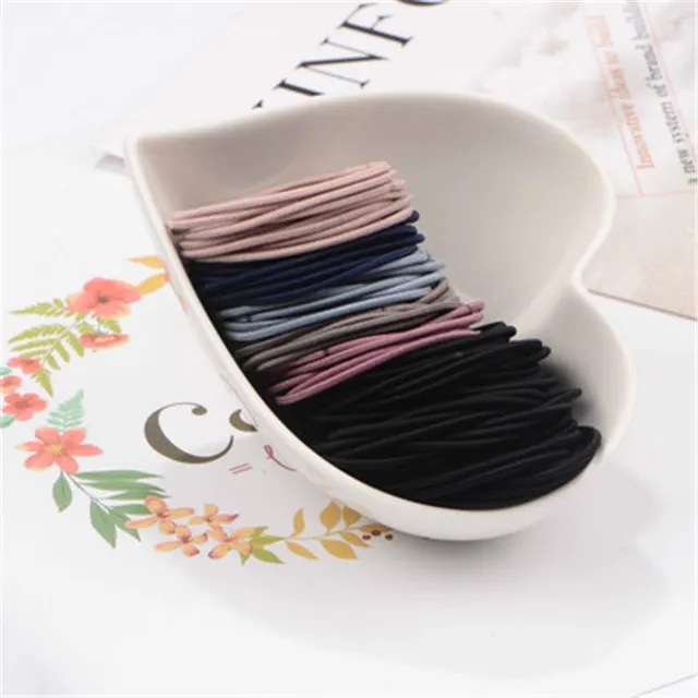 2mm thick and high elastic base hair loop Colorful - Shop at LoveMi