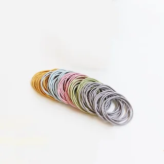 2mm thick and high elastic base hair loop - Ice Cream Colors