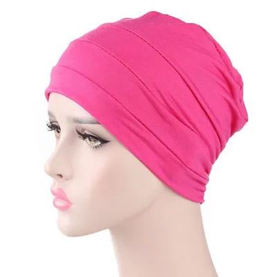 Modal cotton caps, night caps, bottom hats Pink - Shop at LoveMi
