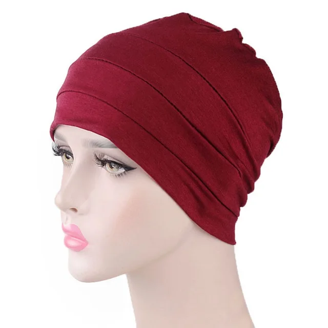 Modal cotton caps, night caps, bottom hats Red - Shop at LoveMi