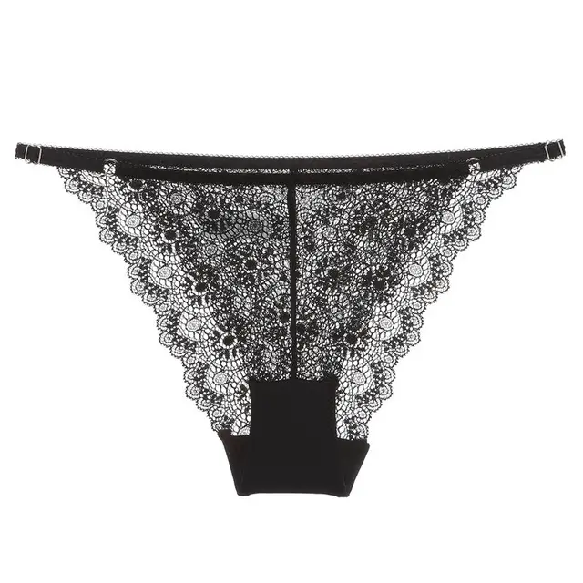 Lace low waist briefs Black - Shop at LoveMi