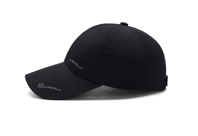Outdoor travel visor quick drying baseball cap Black - Shop at LoveMi