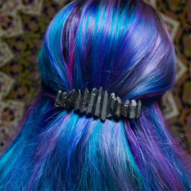 Classic Hair Clip Handmade Gems Black - Shop at LoveMi