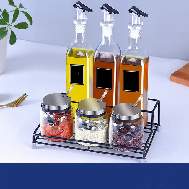 Salt Pot Seasoning Box Suit For Household Kitchen - 4Style