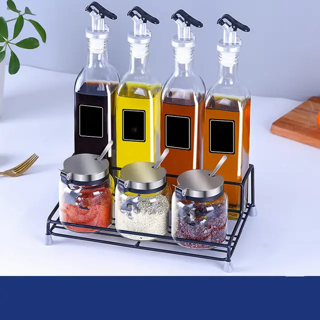 Salt Pot Seasoning Box Suit For Household Kitchen - 5Style