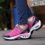 Hiking shoes walking shoes outdoor shoes casual non-slip waterproof breathable sports shoes lovers shoes - Red