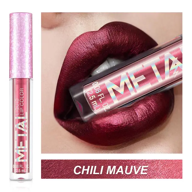 Metallic lip gloss - Chile Mauve