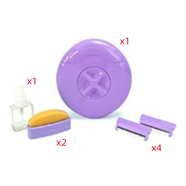 Three-in-one shaver - Purple Set