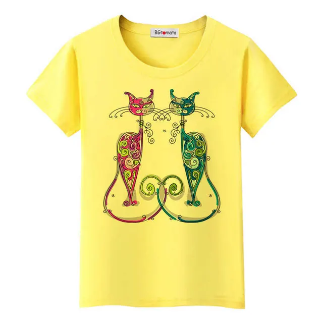 Round neck short sleeve T shirt Yellow - Shop at LoveMi